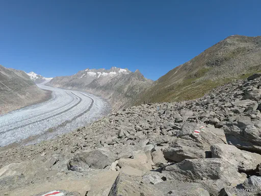 Aletsch Glacier and Ice Cave