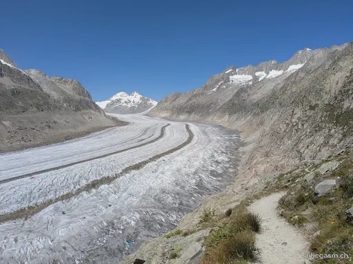 Aletsch Glacier and Ice Cave