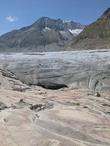 Aletsch Glacier and Ice Cave