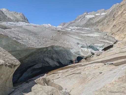 Aletsch Glacier and Ice Cave