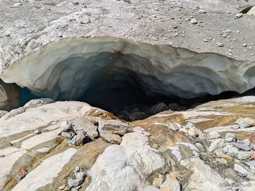 Aletsch Glacier and Ice Cave
