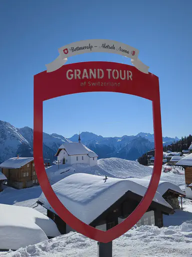 Aletsch Glacier Winter Hike