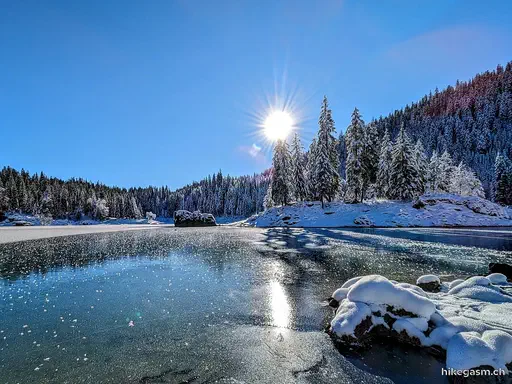 Caumasee Winter Hike