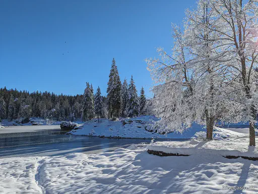 Caumasee Winter Hike