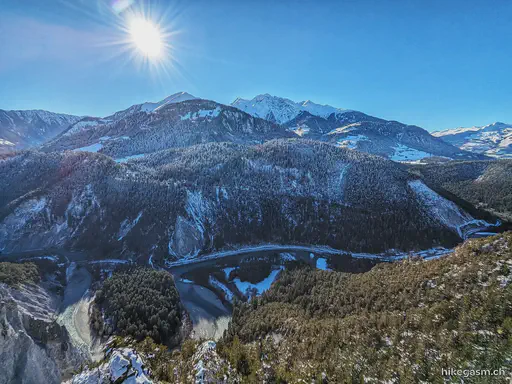 Caumasee Winter Hike