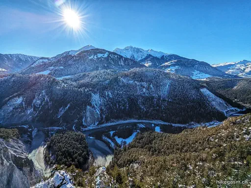 Caumasee Winter Hike