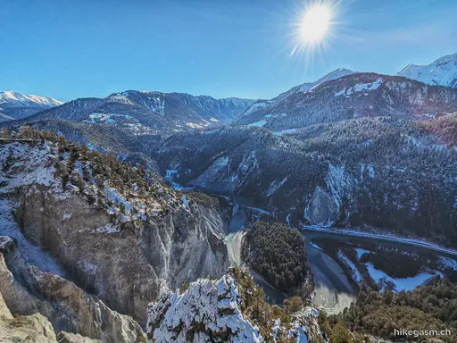 Caumasee Winter Hike